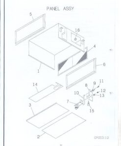 FDUR608-A PANEL ASSY