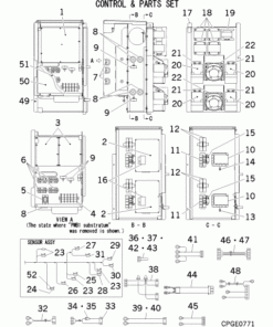 FDC400KXE6/F CONTROL AND PARTS SET