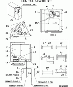 FDCW100VNX-A/M CONTROL AND PARTS SET