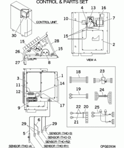 FDCW140VNX-A/M CONTROL AND PARTS SET