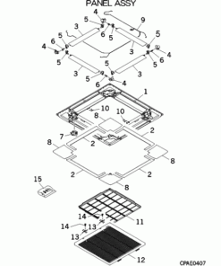 FDT90KXZE1/1 PANEL ASSY