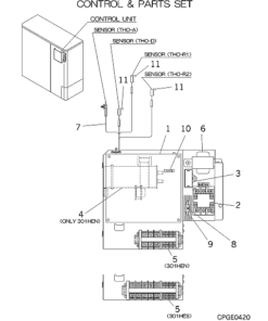 FDCA301HES CONTROL AND PARTS SET