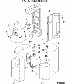 FDCW71VNX-A/M FAN AND COMPRESSOR
