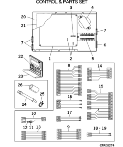 FDTCA22KXE4R CONTROL AND PARTS SET