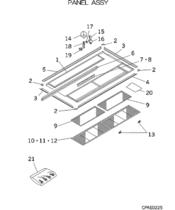 FDTSJ36HKXE2 PANEL ASSY