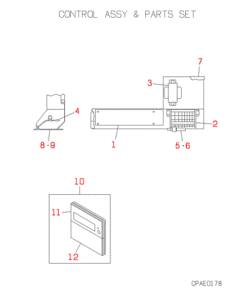 FDTSJ45HKXE2 CONTROL AND PARTS SET