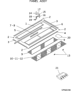 FDTSJ71HKXE2 PANEL ASSY