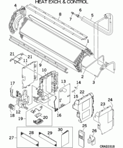 SRK25ZS-S HEAT EXCH. AND CONTROL