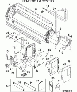 SRK50ZS-S HEAT EXCH. AND CONTROL