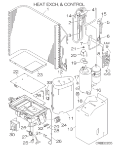 DXC06Z5-S HEAT EXCH. AND CONTROL