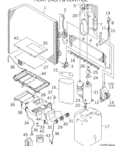 DXC28ZRA-W HEAT EXCH. AND CONTROL
