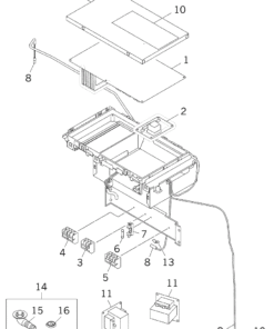 DXC33ZRA-W CONTROL AND PARTS SET