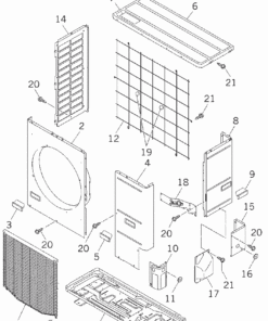DXC33ZRA-W PANEL ASSY