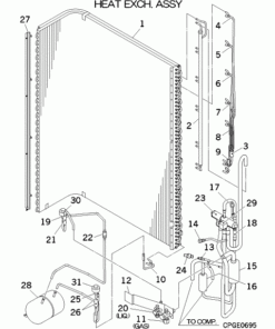 FDC100VNX/A HEAT EXCH. ASSY