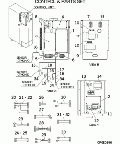 FDC224KXZPE1 CONTROL AND PARTS SET