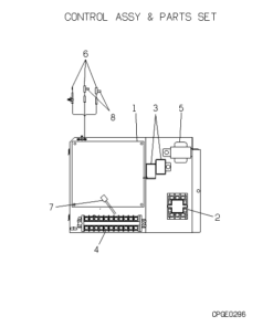 FDC408HES3B CONTROL AND PARTS SET