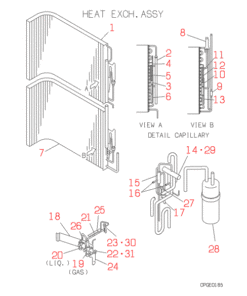 FDC508HES3 HEAT EXCH. ASSY