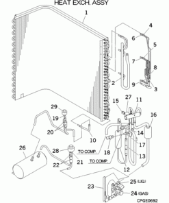 FDC71VNX/A HEAT EXCH. ASSY