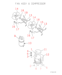 FDC808HES3 FAN AND COMPRESSOR