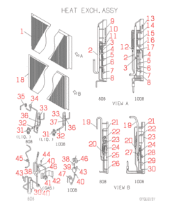 FDC808HES3 HEAT EXCH. ASSY