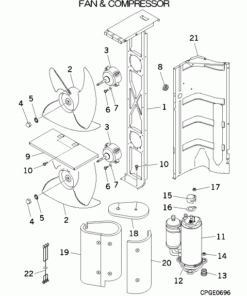 FDCA100VNX/1 FAN AND COMPRESSOR