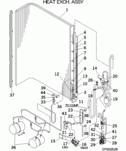 FDCA160HKXES4R HEAT EXCH. ASSY