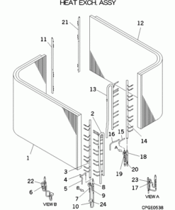 FDCA335HKXRE4BRK HEAT EXCH. ASSY