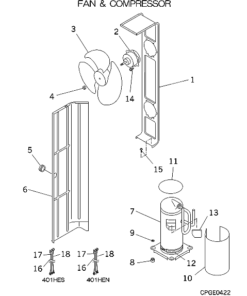 FDCA401HEN FAN AND COMPRESSOR