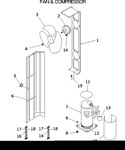 FDCA401HESR FAN AND COMPRESSOR