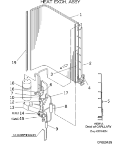 FDCA601HES HEAT EXCH. ASSY