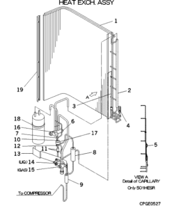 FDCA601HESR HEAT EXCH. ASSY