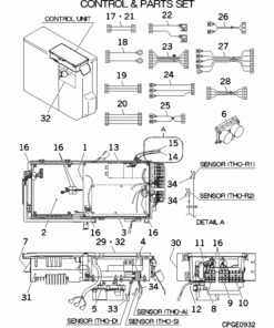 FDCA71VNXA/1 CONTROL AND PARTS SET