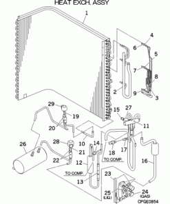FDCA71VNXA/1 HEAT EXCH. ASSY