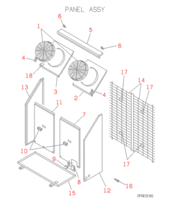 FDCJ224HKXE2 PANEL ASSY