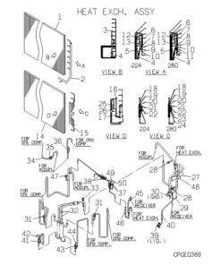FDCJ224HKXE2DKB HEAT EXCH. ASSY