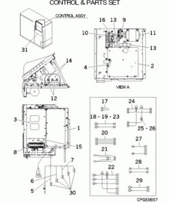 FDCS140KXES6/A CONTROL AND PARTS SET