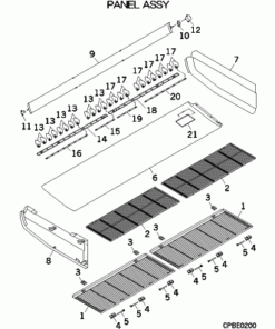 FDE100VG/1 PANEL ASSY
