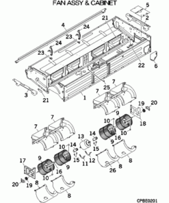 FDE125VG/1 FAN ASSY AND CABINET