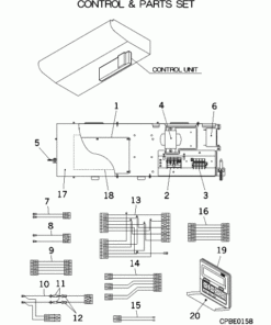 FDE140KXE6 CONTROL AND PARTS SET