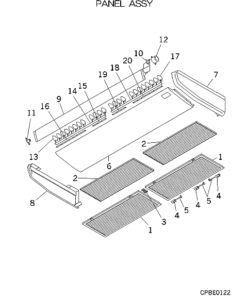 FDE140KXE6 PANEL ASSY