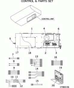 FDE45KXE6 CONTROL AND PARTS SET