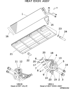 FDE45KXE6 HEAT EXCH. ASSY