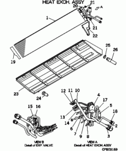 FDE71KXE6F/1 HEAT EXCH. ASSY