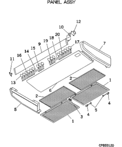 FDE71KXE6F/1 PANEL ASSY