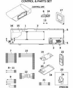 FDE71VG/1 CONTROL AND PARTS SET