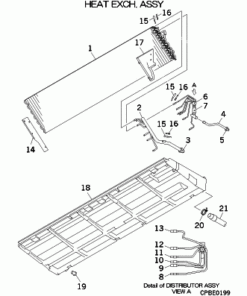 FDE71VG/1 HEAT EXCH. ASSY
