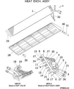 FDEA140KXE4A HEAT EXCH. ASSY