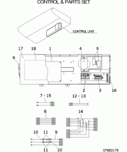 FDEN140VF/1 CONTROL AND PARTS SET