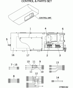 FDEN71V CONTROL AND PARTS SET