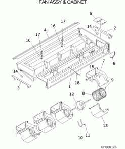 FDEN71VF/1 FAN ASSY AND CABINET